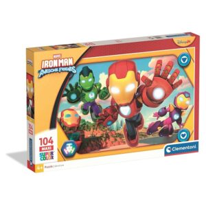 Clementoni - Puzzle Marvel Iron Man and his Awesome Friends
