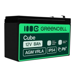 GreenCell® Batteria al piombo AGM 12V 8Ah Accumulatore Ricaricabile Sigillata VRLA
