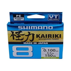 Line Kairiki 8 150m 0.10mm 6.5kg M Green