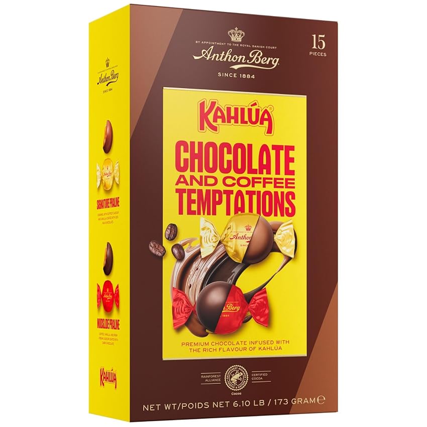 Anthon Berg - Cioccolatini Assortiti e ripieni di Liquore al Caffé Kahlúa®