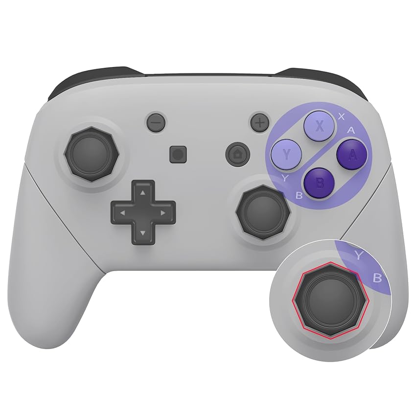 eXtremeRate Cover Grip Scocca Ricambio per Nintendo Switch Pro Controller Impugnature eXtremeRate Cover Grip Scocca Ricambio per Nintendo Switch Pro Controller Impugnature