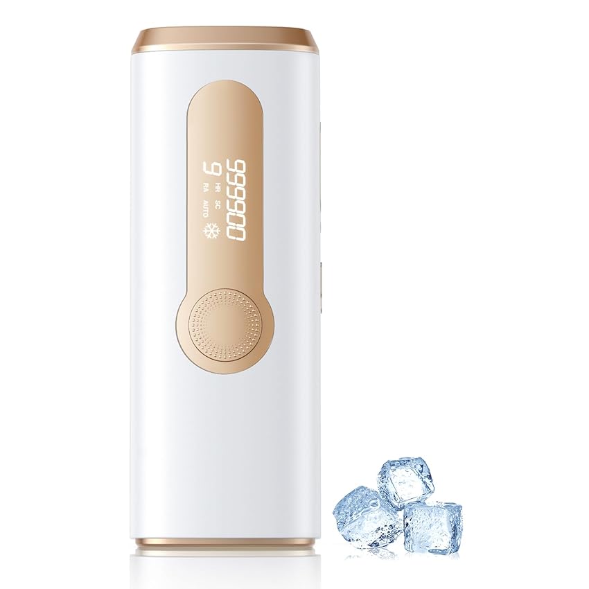 Haarlosy Epilatore Luce Pulsata con Ghiaccio - 3 IN 1 IPL Epilatore Laser per Donna e Uomo Haarlosy Epilatore Luce Pulsata con Ghiaccio - 3 IN 1 IPL Epilatore Laser per Donna e Uomo