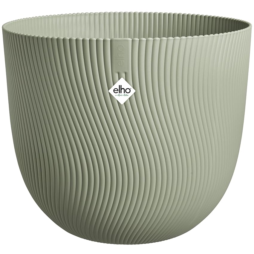 Elho Sereh Round 30 - Vasi per Piante - Interno e Esterno - 100% Plastica Riciclata