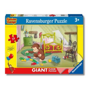Ravensburger - Puzzle George Scimmietta | Puzzle Bambini 3 Anni | Puzzle 24 Pezzi