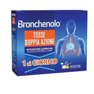 BRONCHENOLO Tosse Doppia Azione - Integratore alimentare - Per tosse secca e grassa