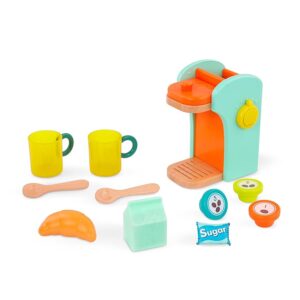 B. toys - Café au Play - Caffettiera giocattolo per bambini - Set di macchine da caffè in legno