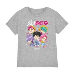 KPOP Demon Hunters - Saja Boys Chibi Poster Kids T Shirt