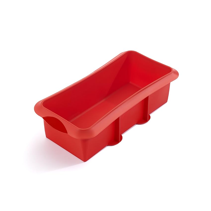 Lékué Stampo rettangolare in silicone rosso