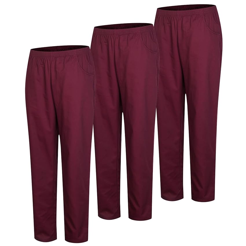 MISEMIYA - Confezione 3 Pz - Pantaloni Sanitari Unisex - Divise MEDICHE Divise SANITARIE
