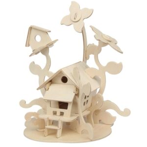 Marabu- Feenhaus Kids-Puzzle in Legno 3D