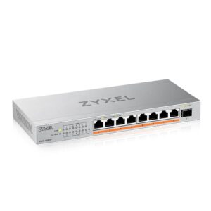 ZYXEL Switch Poe 5 Porte | Unmanaged Multi-Gigabit Switch Ethernet 2.5 Gigabit | 8X Poe++ Budget 70W