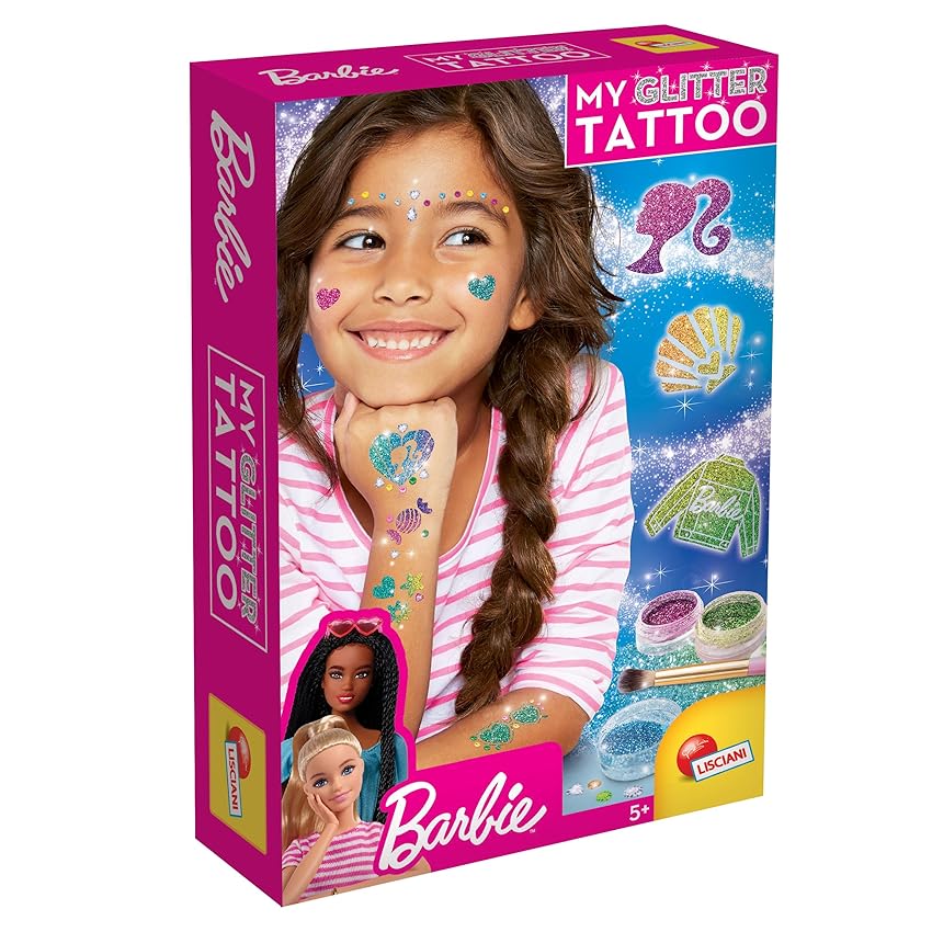 Liscianigiochi- Barbie My Glitter Tattoo