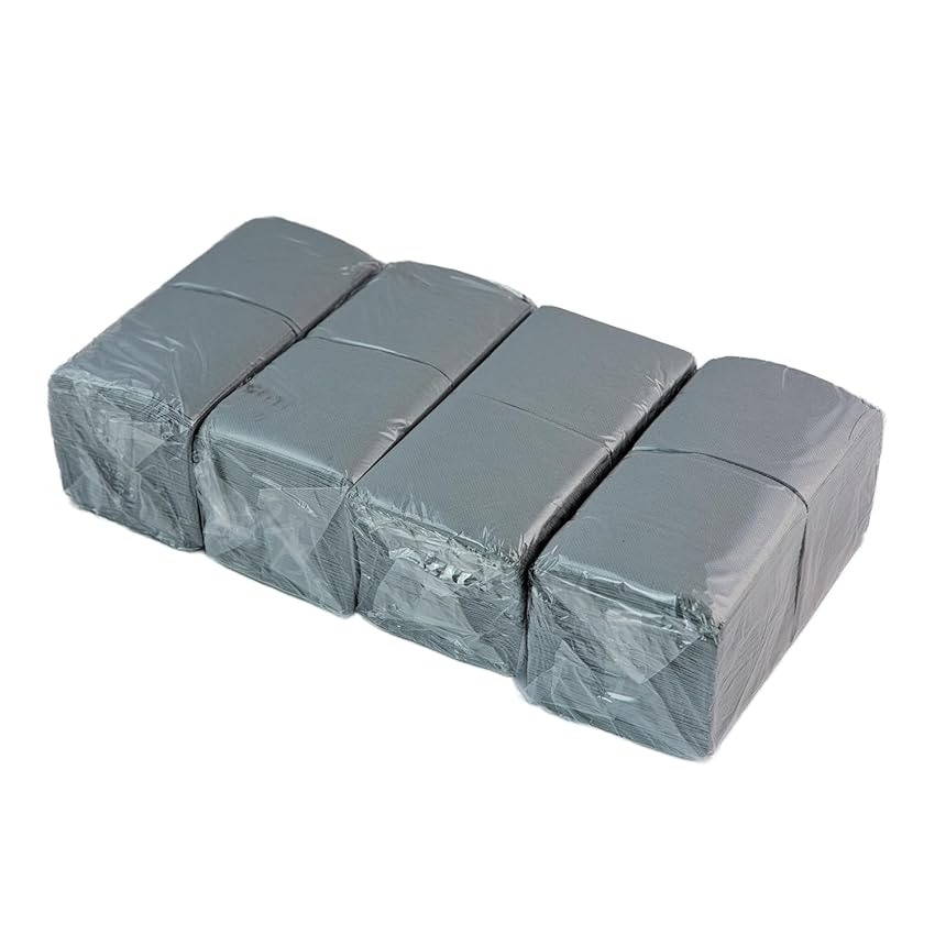 Hostelnovo - 600 pezzi tovaglioli da tavolo grigi - Carta usa e getta