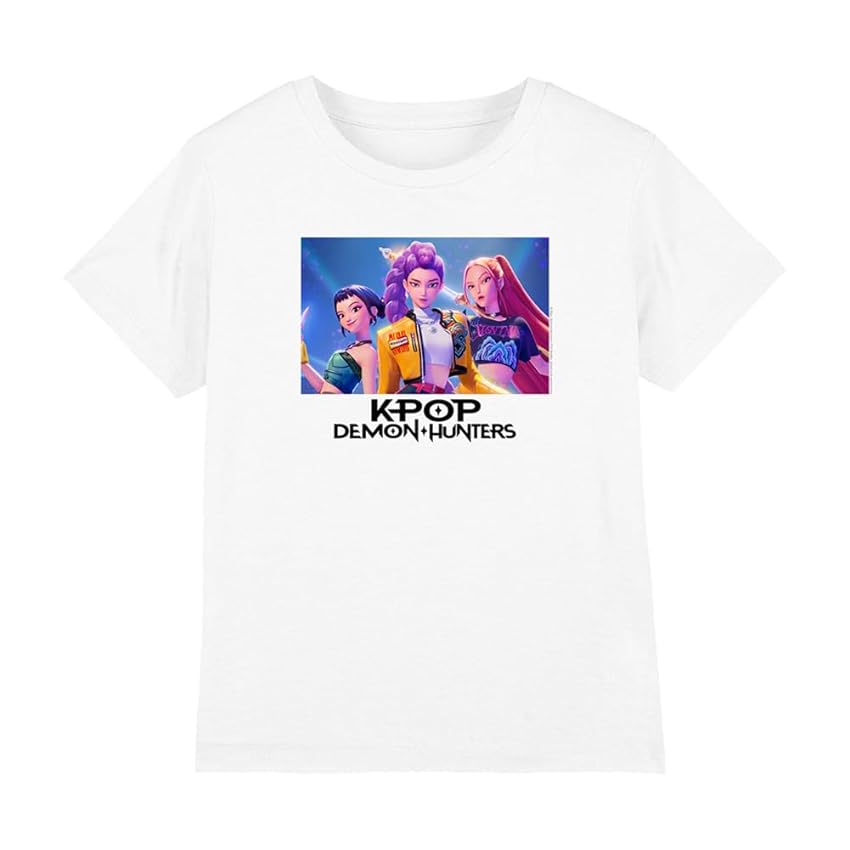 K-Pop Demon Hunters - Heroic Huntrix Huntr/X Kids T Shirt K-Pop Demon Hunters - Heroic Huntrix Huntr/X Kids T Shirt