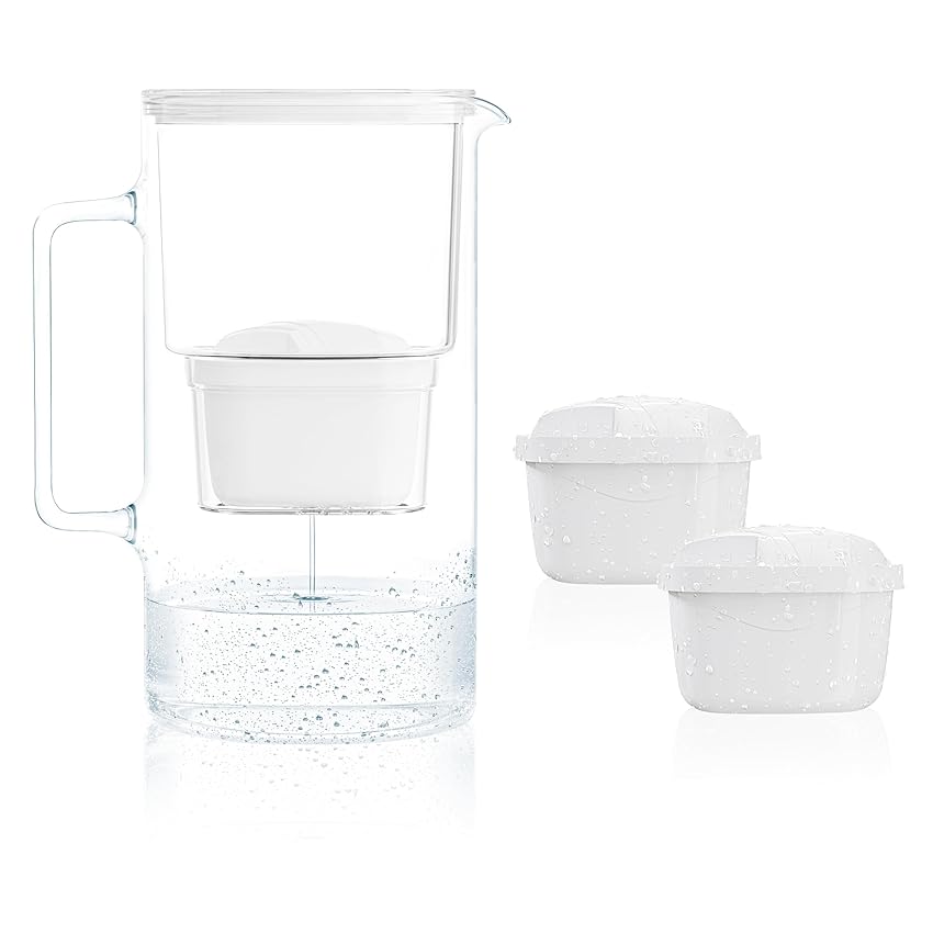 Wessper Caraffa Filtrante Vetro da 2