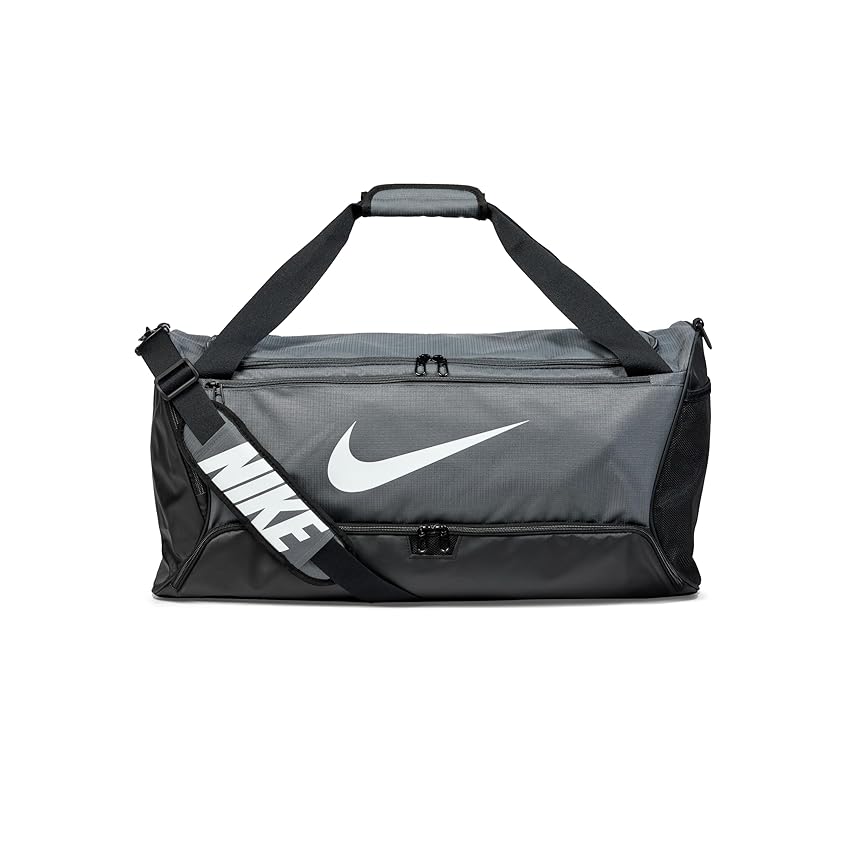 NIKE Brasilia 9.5 Borsone Iron Grey/Black/White One Size