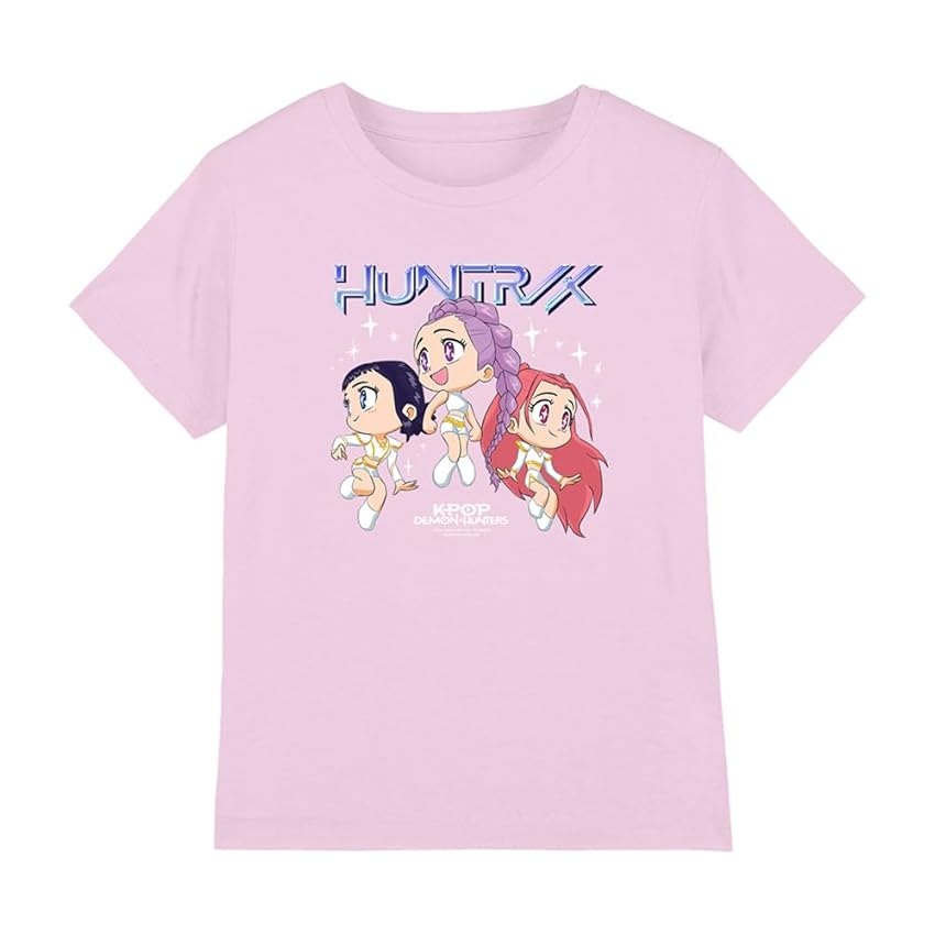 KPOP Demon Hunters - Huntrix Chibi Group Kids T Shirt
