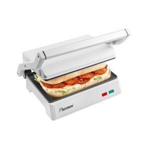 Bestron - Griglia elettrica a contatto con vassoio di raccolta