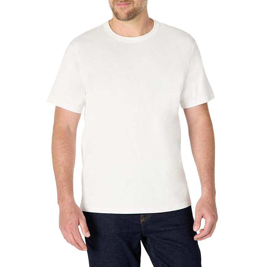 Amazon Essentials T-Shirt da Uomo in Cotone Pesante