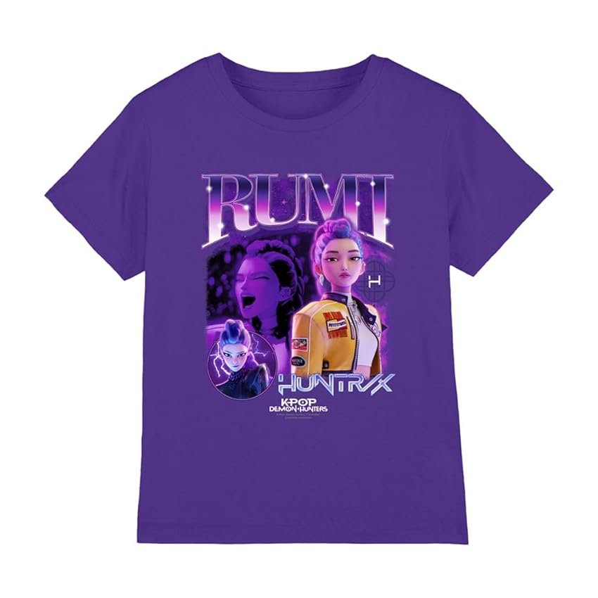 K-Pop Demon Hunters - Huntrix Huntr/X Rumi Bootleg Kids T Shirt