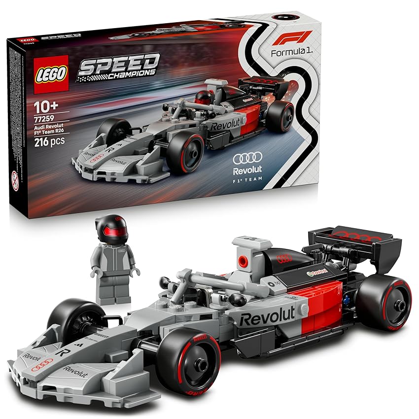 LEGO Speed Champions Auto da Corsa Audi Revolut F1 Team R26 Giocattolo LEGO Speed Champions Auto da Corsa Audi Revolut F1 Team R26 Giocattolo