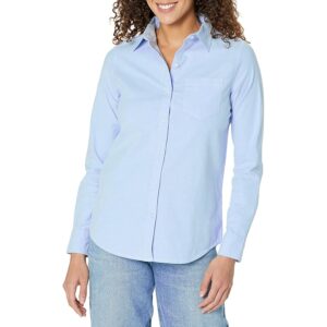 Amazon Essentials Camicia Oxford Elasticizzata a Maniche Lunghe con Bottoni (Disponibile)