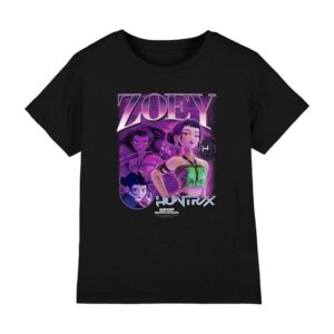 K-Pop Demon Hunters - Huntrix Huntr/X Zoey Bootleg Kids T Shirt