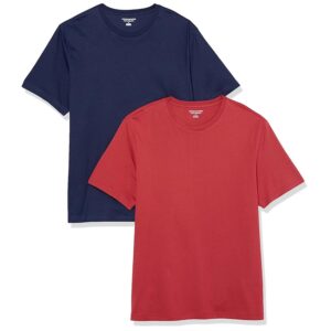 Amazon Essentials T-Shirt Girocollo a Maniche Corte in Cotone
