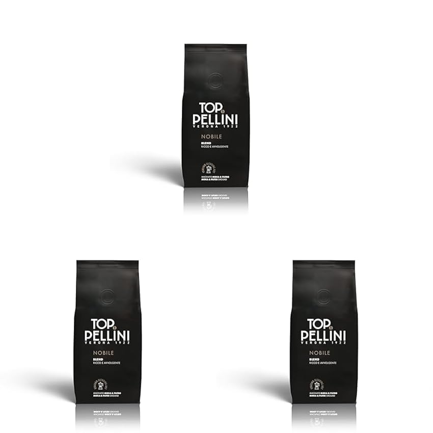 Pellini Top Nobile Caffè Macinato Moka – Caffè Intenso e Raffinato