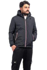 Giubbotto Uomo Invernale Giubbino Cappuccio Imbottito Impermeabile Giacca VEQUE