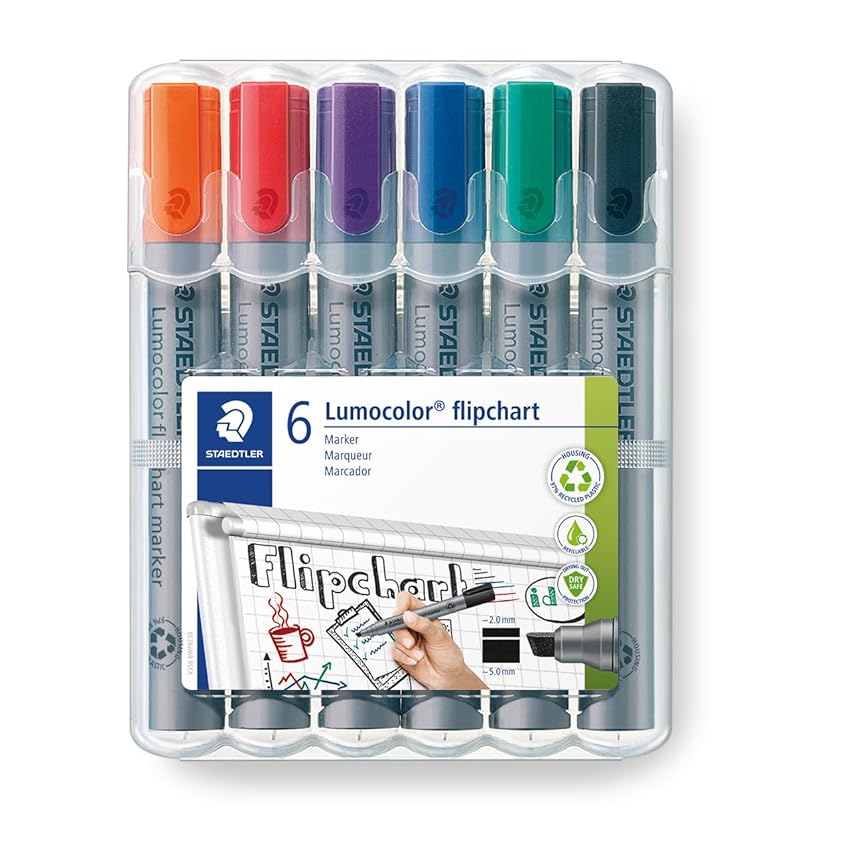Staedtler 356 B WP6 Marker da Flipchart Staedtler 356 B WP6 Marker da Flipchart