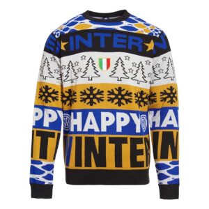 Inter - Maglione di Natale Edizione 2024 Ufficiale Unisex-Adulto