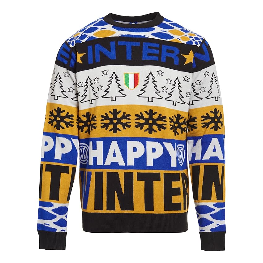 Inter - Maglione di Natale Edizione 2024 Ufficiale Unisex-Adulto