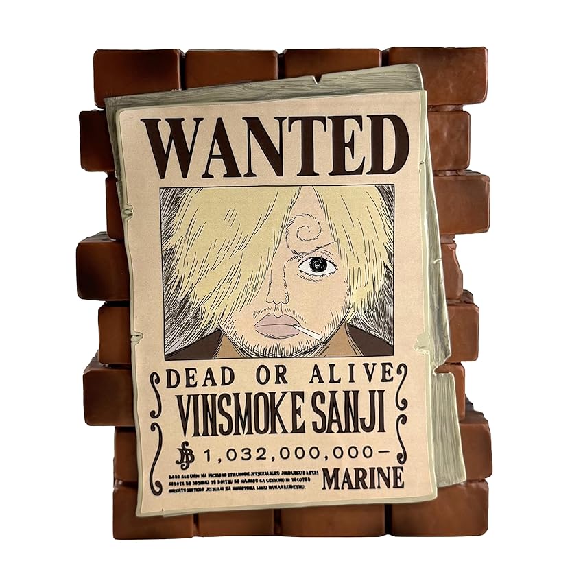 Plastoy One Piece Salvadanaio con poster "Wanted" Sanji Vinsmoke Plastoy One Piece Salvadanaio con poster "Wanted" Sanji Vinsmoke