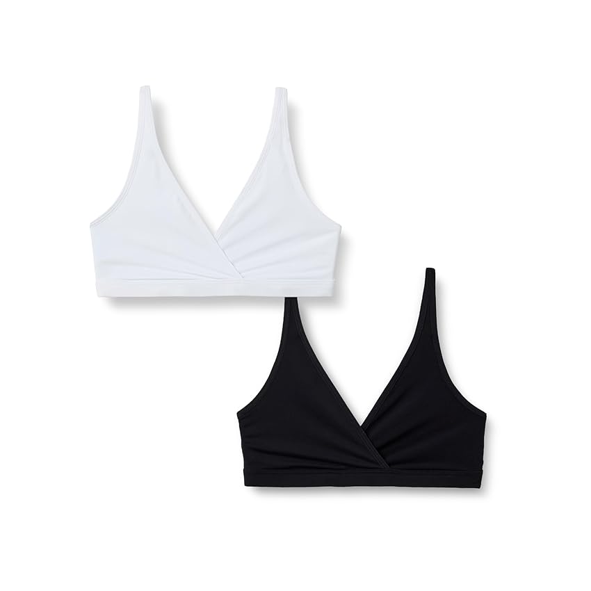 Amazon Essentials Reggiseno da Notte per Allattamento in Microfibra Effetto Pesca Donna