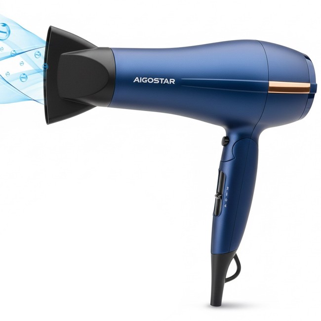 AIGOSTAR ASCIUGACAPELLI DA VIAGGIO EMILY 2200WATT CAPELLI LISCI E MOSSI