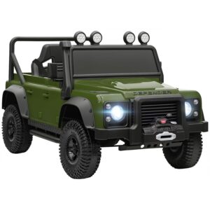 AIYAPLAY Macchina Elettrica per Bambini 3-8 Anni 12V Fuoristrada Land Rover 110SVX