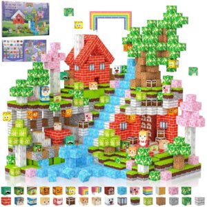 Crifeton Costruzioni Magnetiche per Bambini 150 PCS 2CM 3+ Giochi Cubi Magnetici