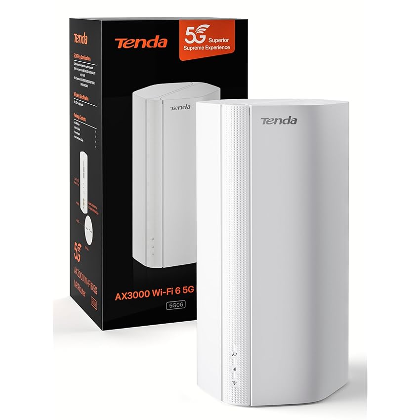 Tenda 5G06 - Router 5G con SIM Wi-Fi 6 AX3000Mbps