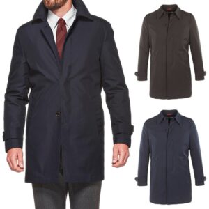 Giubbotto Uomo Invernale Giubbino Slim Fit Trench Elegante Impermeabile VEQUE
