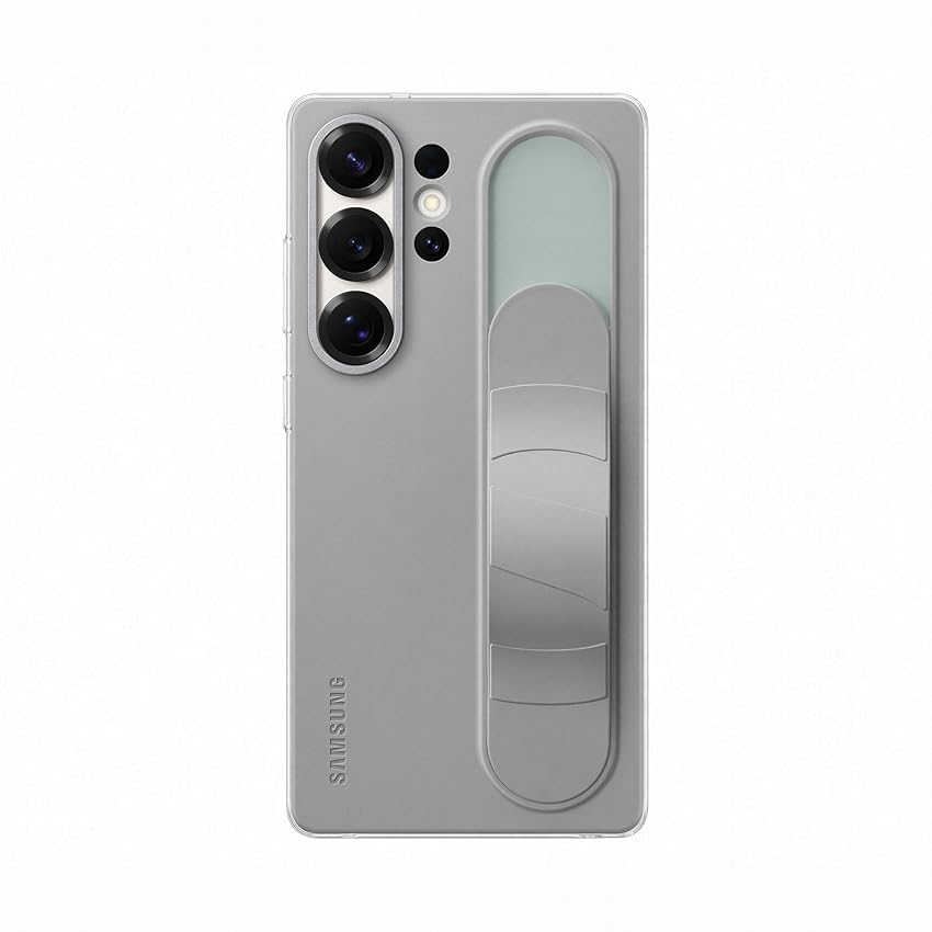 Samsung Standing Grip Case cover con cinturino e funzione cavalletto per Galaxy S25 Ultra