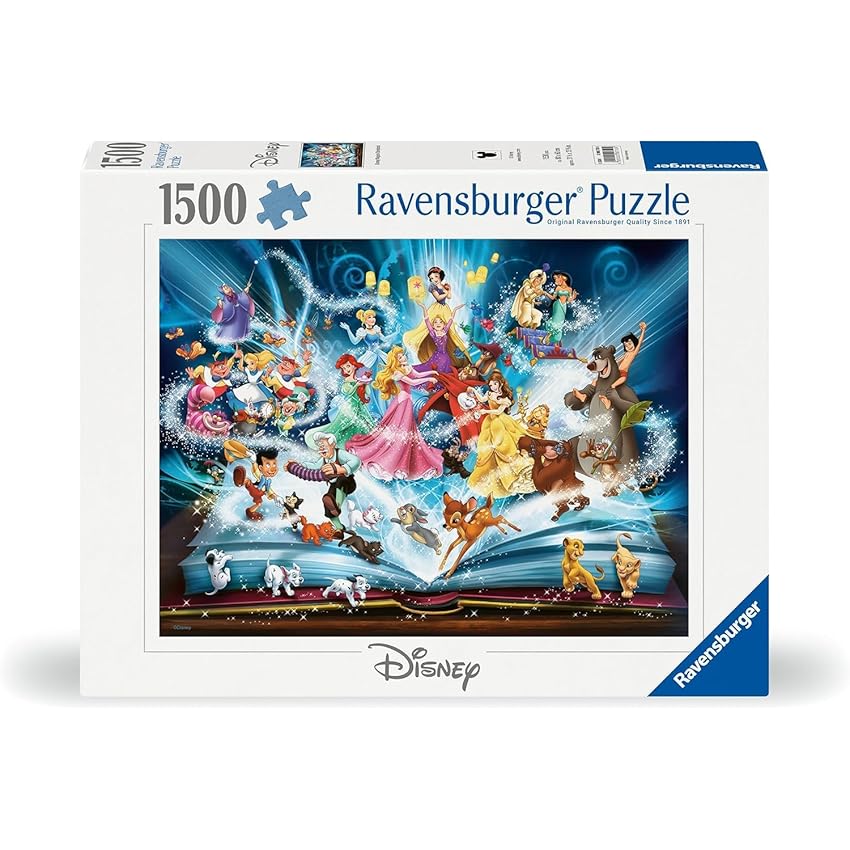 Ravensburger Puzzle 1500 Pezzi Disney – Puzzle Adulti +14 anni