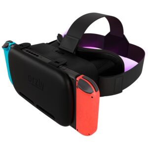 Orzly occhiali 3d vr per Nintendo Switch e New Switch Console OLED Realt&agrave; Virtuale
