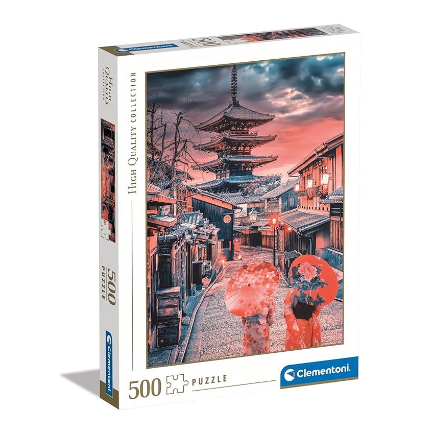 Clementoni - 35525 - Puzzle Collection - Evening in Kyoto - 500 Pezzi Clementoni - 35525 - Puzzle Collection - Evening in Kyoto - 500 Pezzi