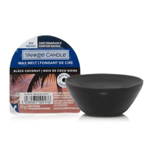 Yankee Candle cialde Wax Melt | Black Coconut | Durata della fragranza: fino a 8 ore | 1 pezzo