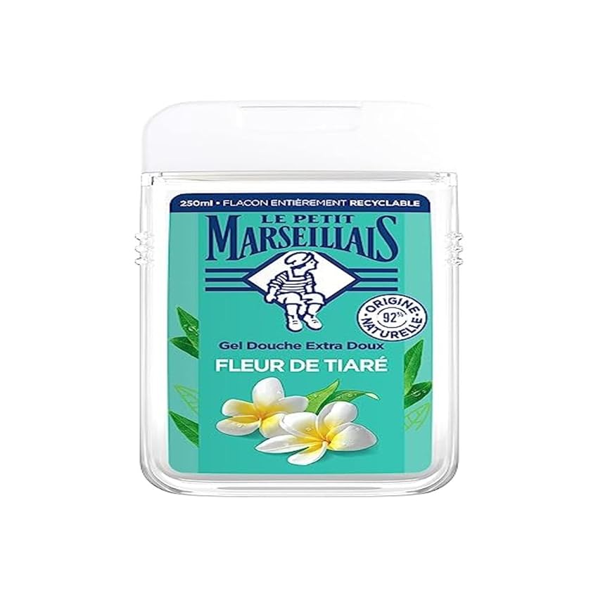 Le Petit Marseillais Gel Douche Extra Doux Fleur de Tiaré Extra Delicato Doccia Gel
