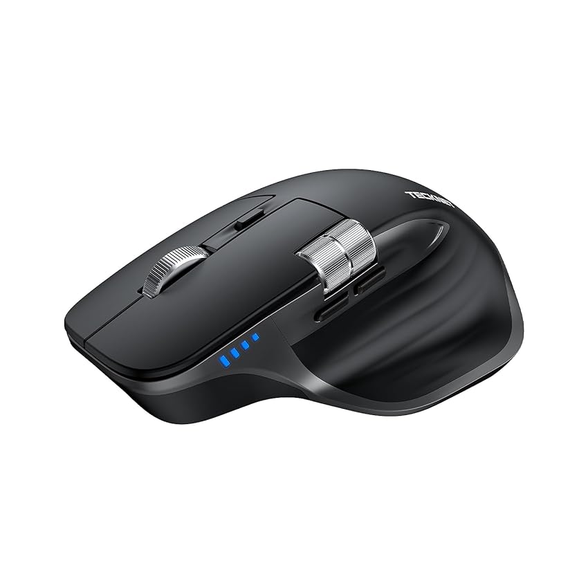 TECKNET Mouse Wireless Bluetooth ad Alte Prestazioni (BT5.3/5.0+2.4G)