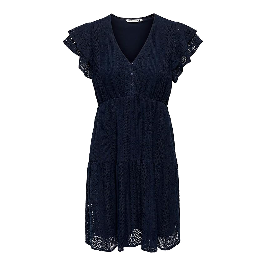 Only Onlhelena Lace Capsl Dress Wvn Noos Abito Estivo da Donna
