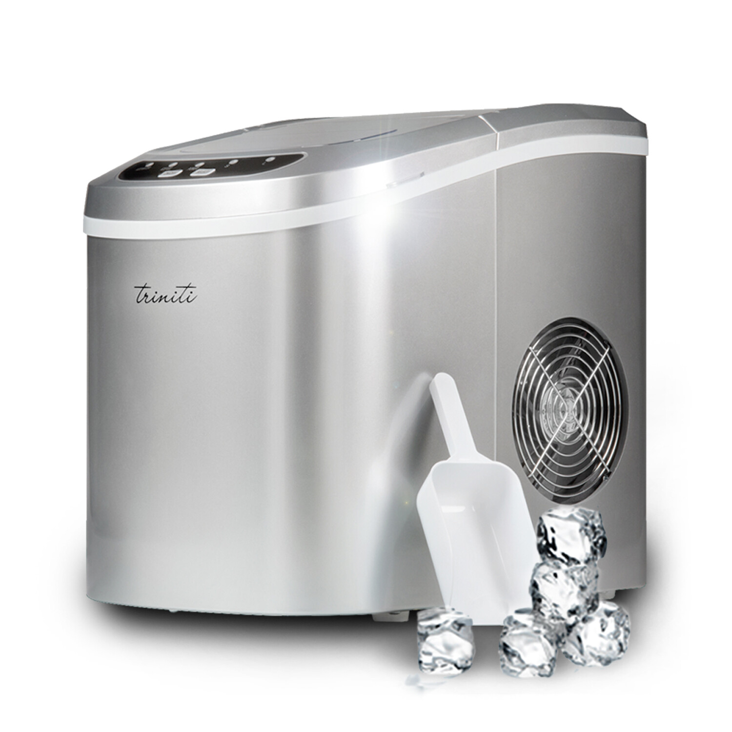 MACCHINA PER CUBETTI DI GHIACCIO FABBRICATORE TRINITI 12KG IN 24H ICE MAKER MACCHINA PER CUBETTI DI GHIACCIO FABBRICATORE TRINITI 12KG IN 24H ICE MAKER