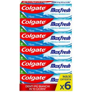 Colgate - Dentifricio Max Fresh 6x75ml (Consegna in 48 Ore)